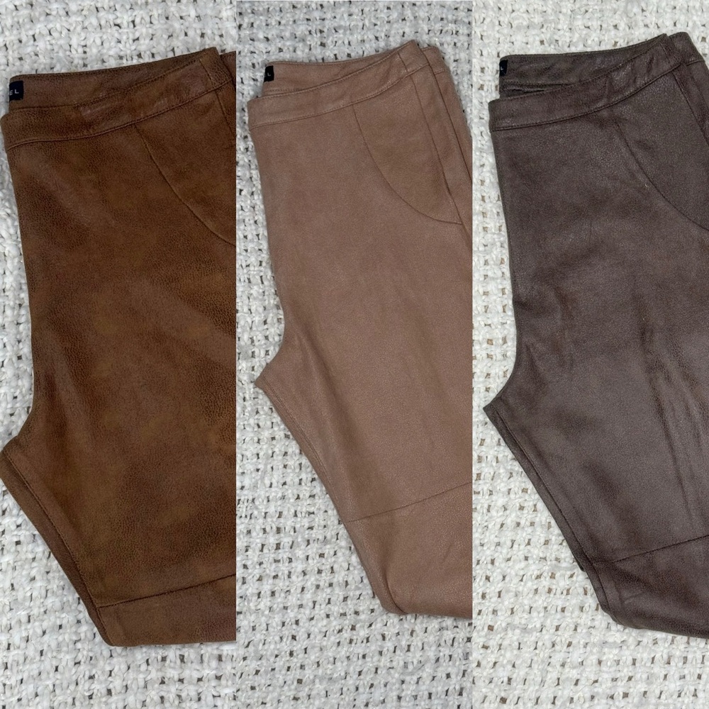 ✨THREE PACK✨ Brown ,Tan and Charcoal Bottoms.
